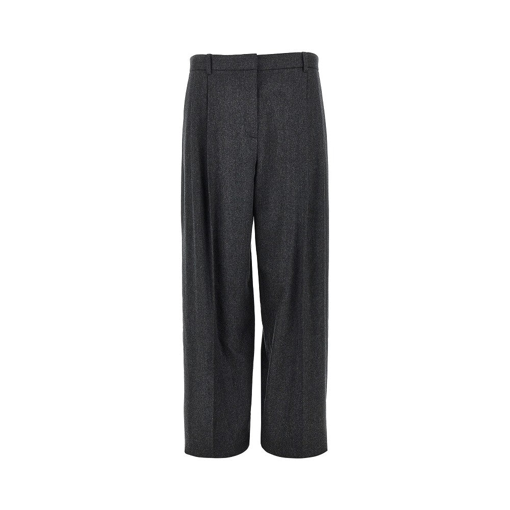 Khaite 'August' pleated flannel pants