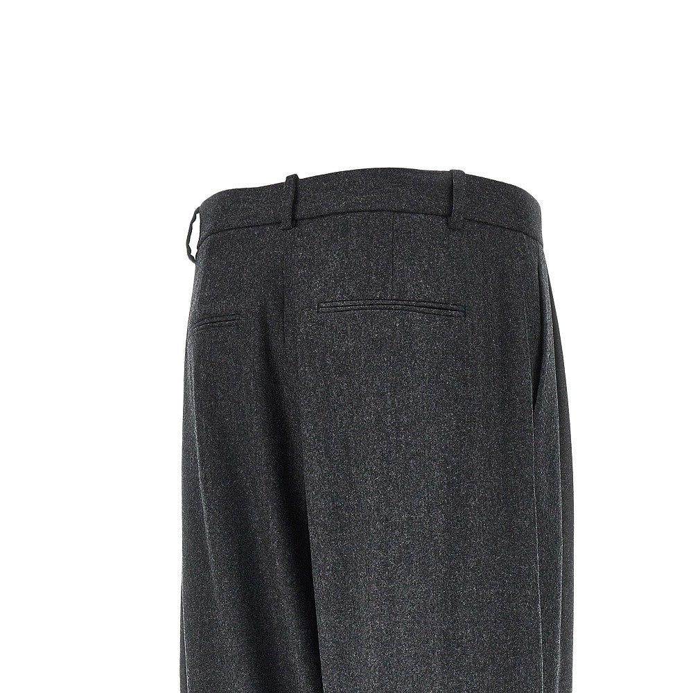 Khaite 'August' pleated flannel pants