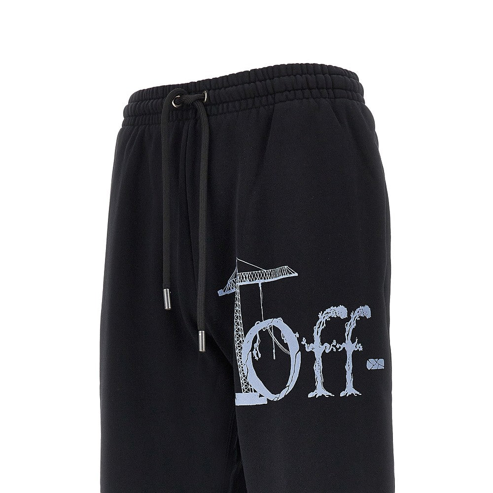 OFF WHITE Spices Arrow' cotton sweatpants