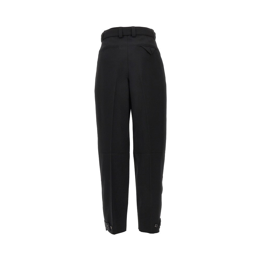 BOTTEGA VENETA Compact wool pants with belt