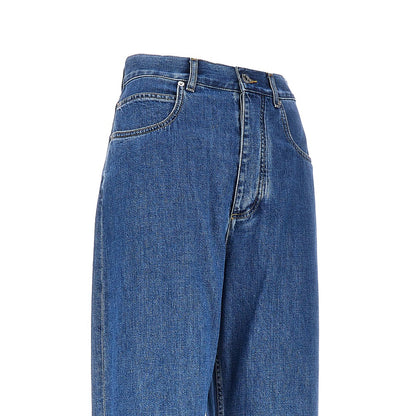 BOTTEGA VENETA Wide leg high-rise jeans