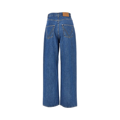 BOTTEGA VENETA Wide leg high-rise jeans