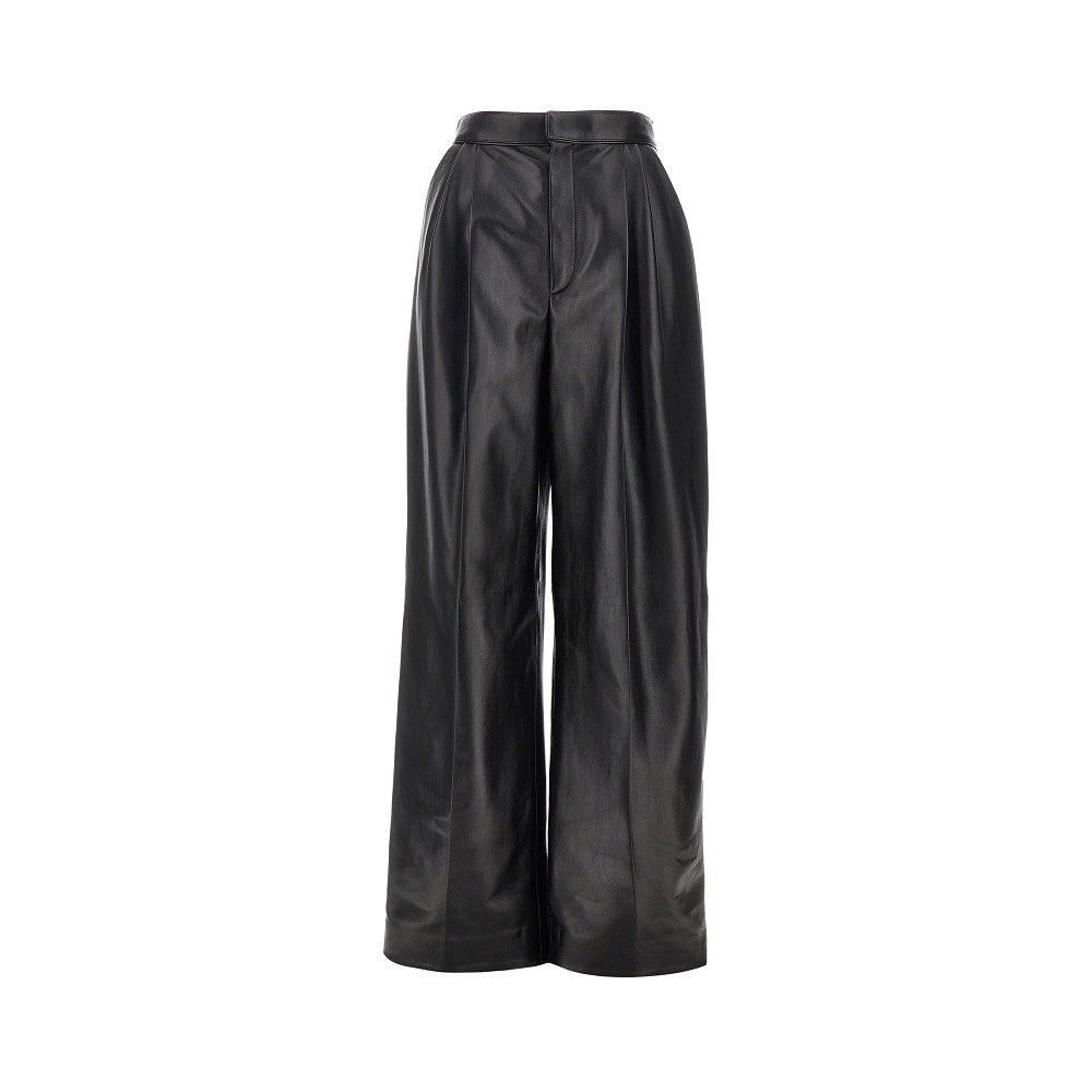 BOTTEGA VENETA Nappa leather pants with darts