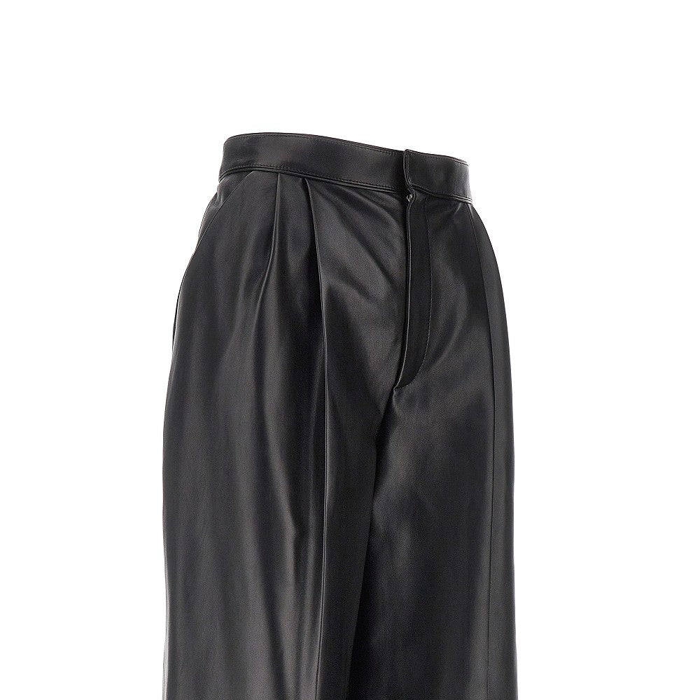 BOTTEGA VENETA Nappa leather pants with darts