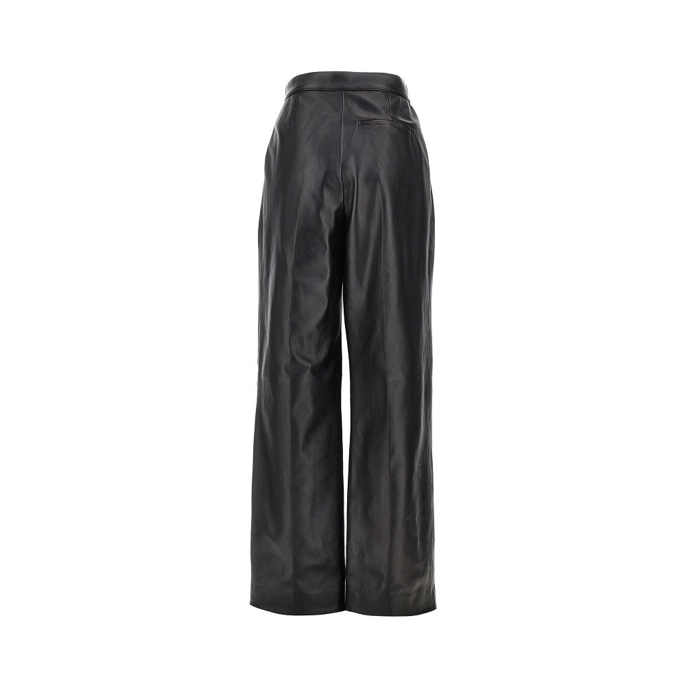 BOTTEGA VENETA Nappa leather pants with darts