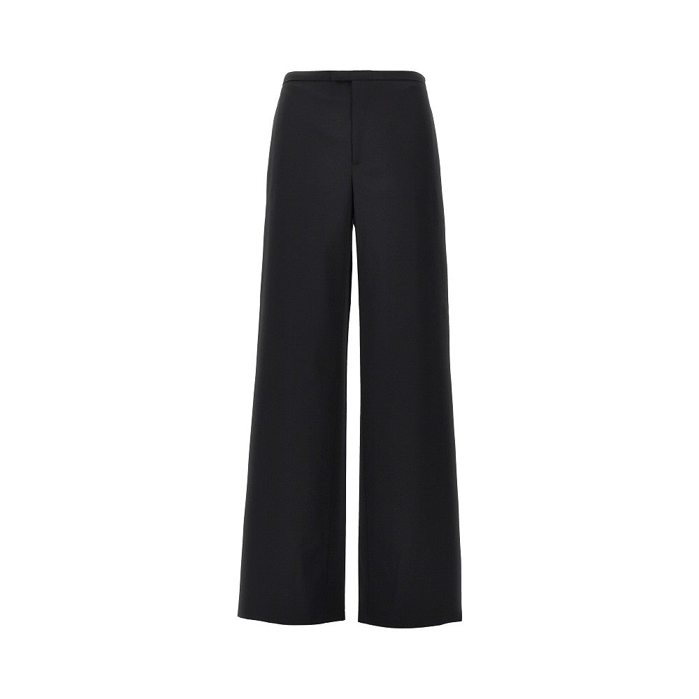 GUCCI Wool twill wide leg pants