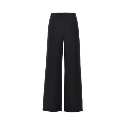 GUCCI Wool twill wide leg pants