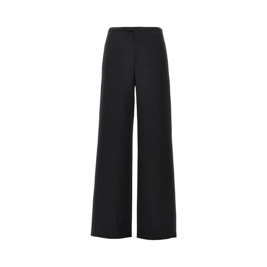 GUCCI Wool twill wide leg pants