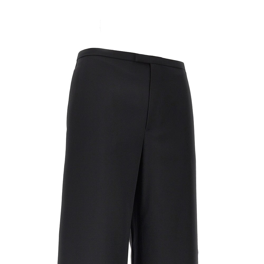 GUCCI Wool twill wide leg pants