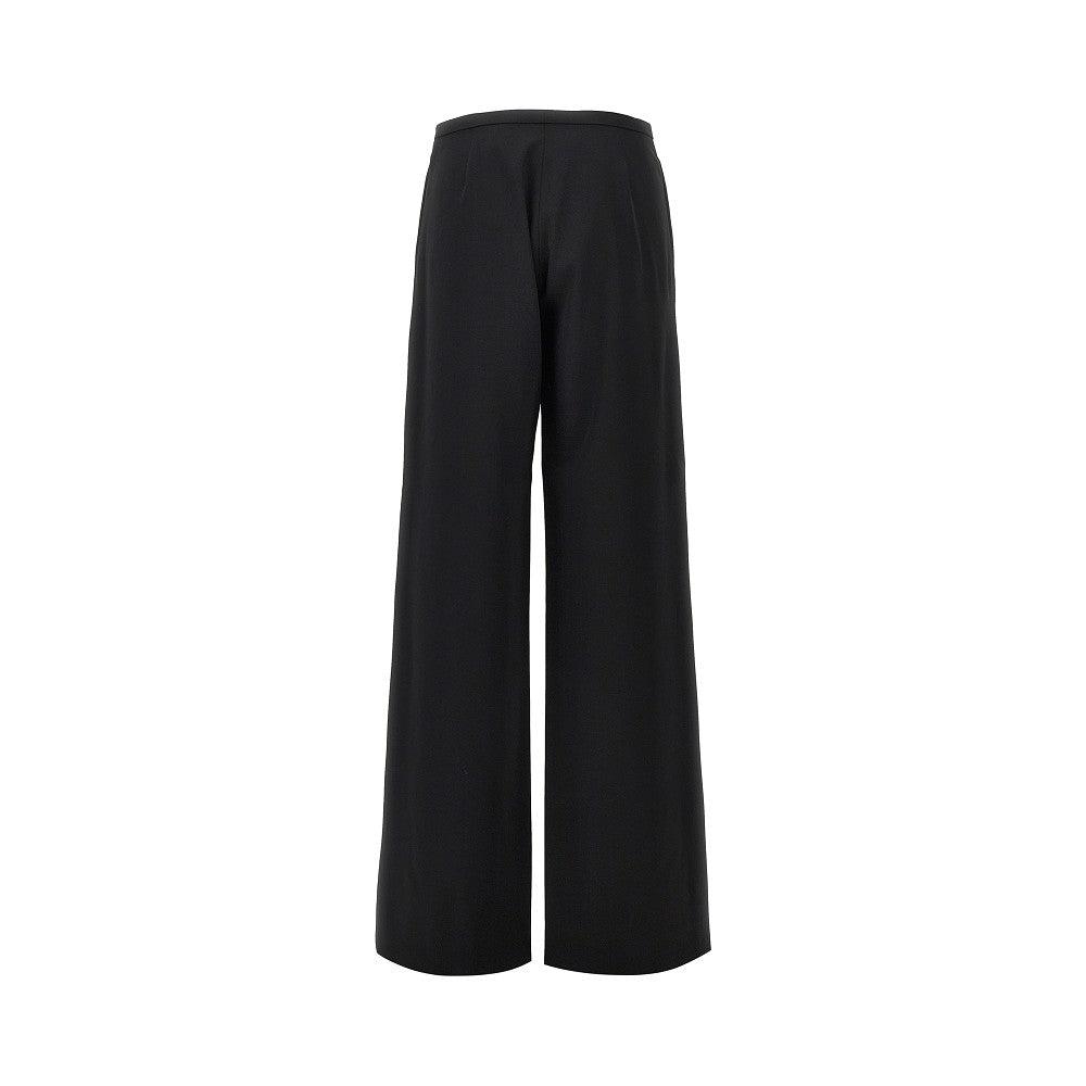 GUCCI Wool twill wide leg pants