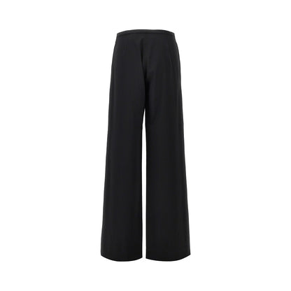 GUCCI Wool twill wide leg pants