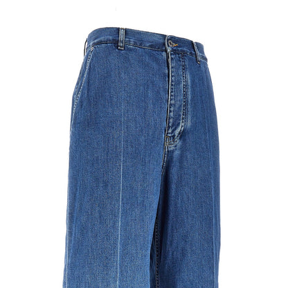 BOTTEGA VENETA Atlantic Blue wash wide leg jeans
