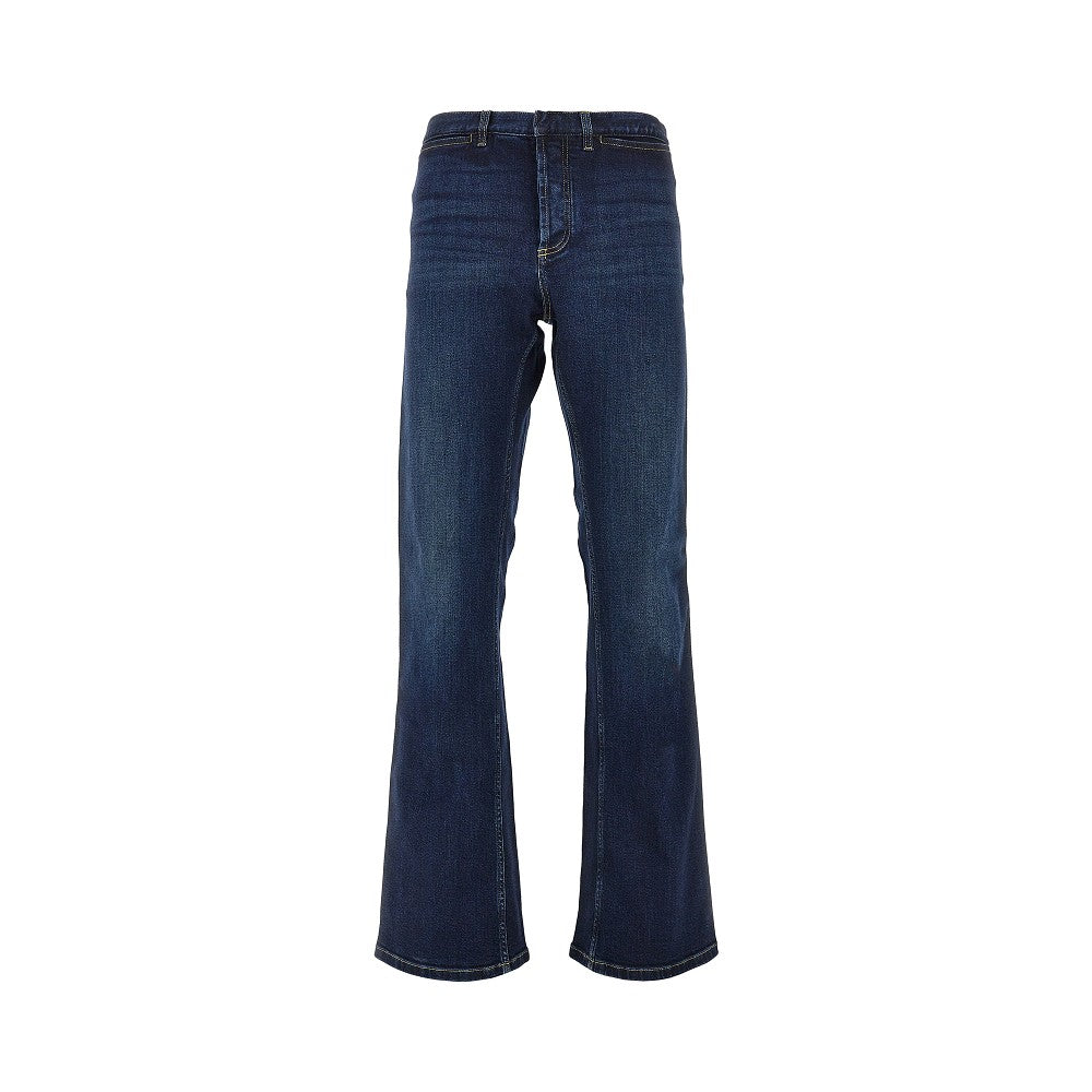 GUCCI Denim jeans with Web Ribbon