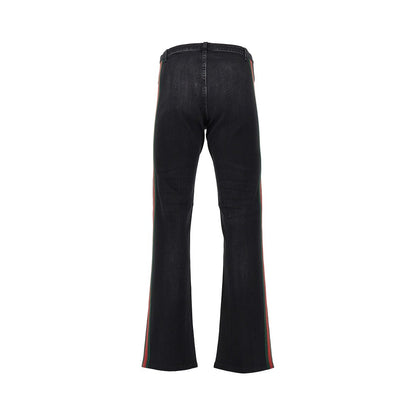 GUCCI Denim jeans with Web Ribbon