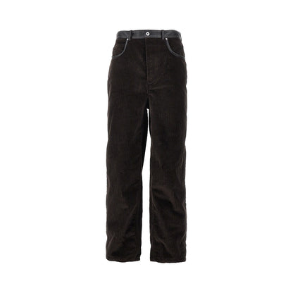 Bottega Veneta Corduroy pants with nappa details