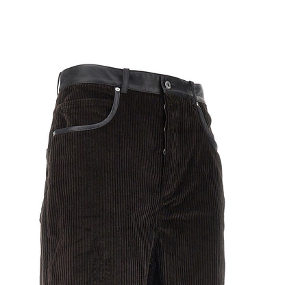 Bottega Veneta Corduroy pants with nappa details