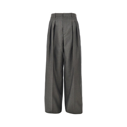 Bottega Veneta Wool and mohair pants with darts