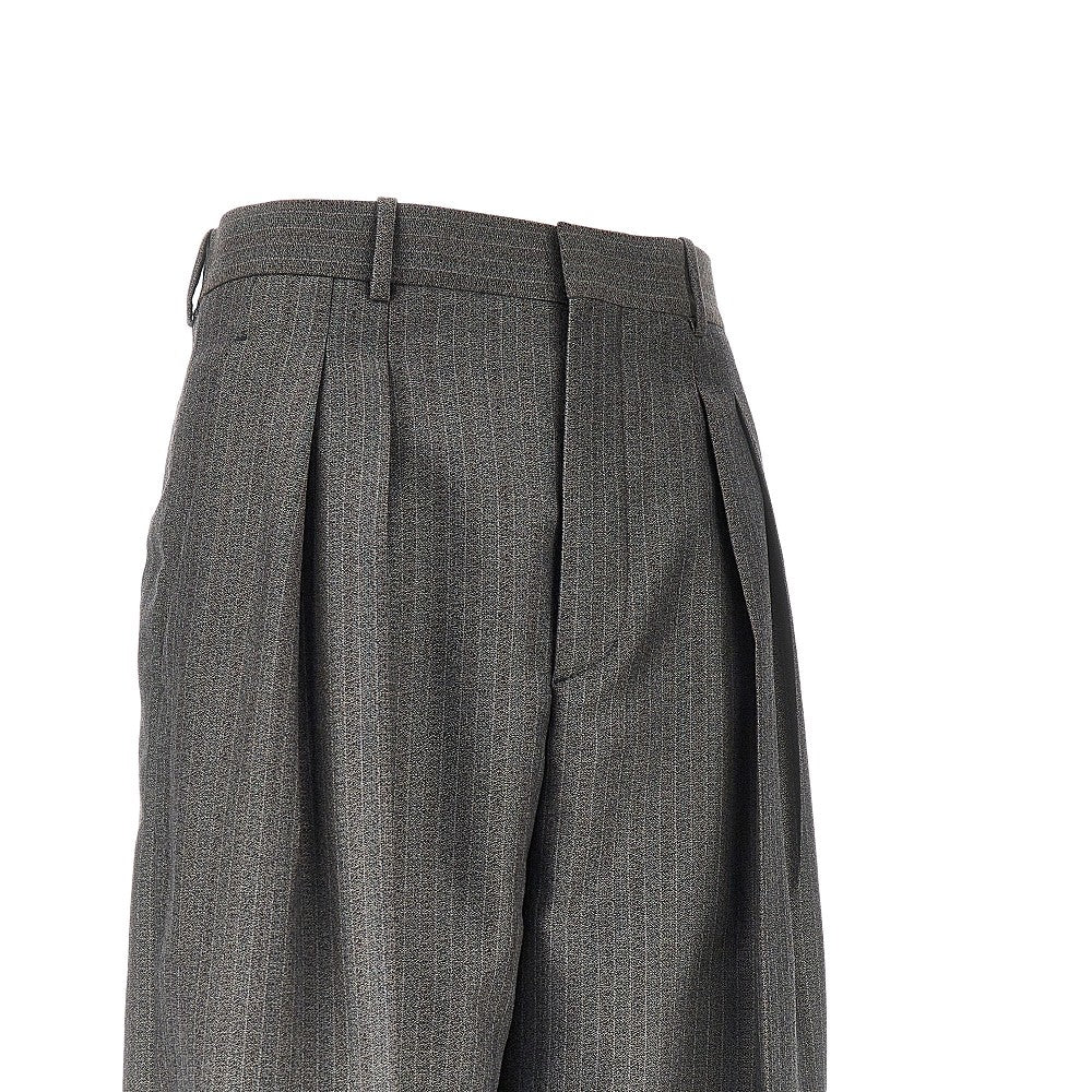 Bottega Veneta Wool and mohair pants with darts