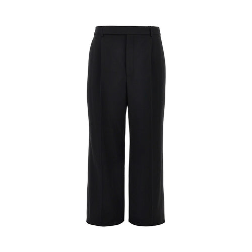SAINT LAURENT Wool grain de poudre pants
