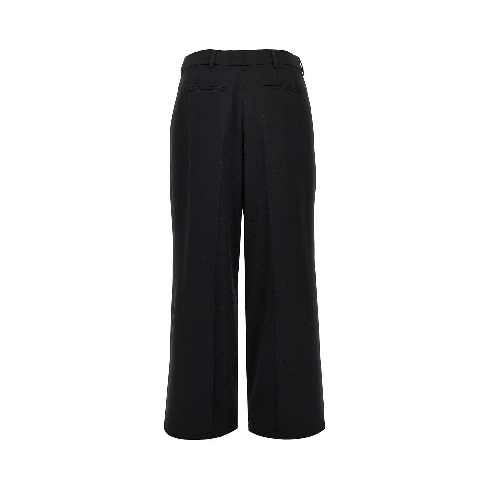 SAINT LAURENT Wool grain de poudre pants