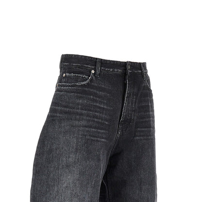 BALENCIAGA Curved wide leg jeans