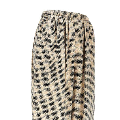 BALENCIAGA Silk pants with Monogram print