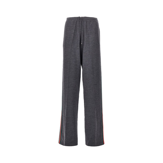 Gucci Knitted pants with Web bands