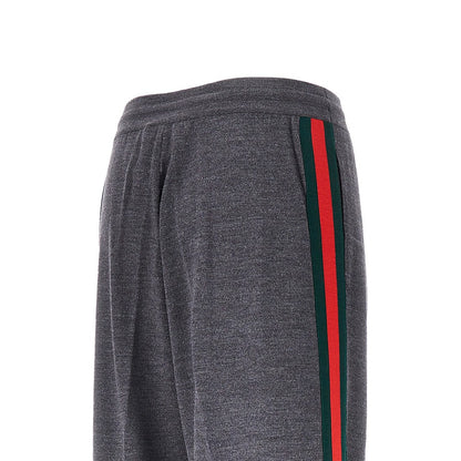 Gucci Knitted pants with Web bands