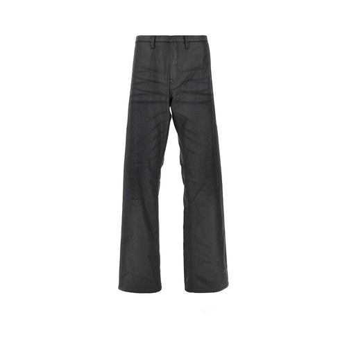 Gucci Coated twill pants with Web bands