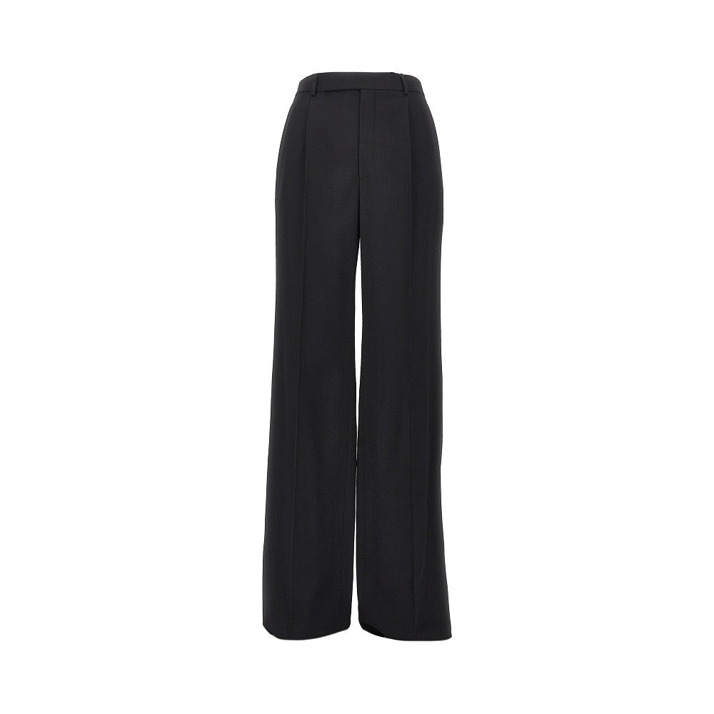Saint Laurent Wool-blend crepe pants