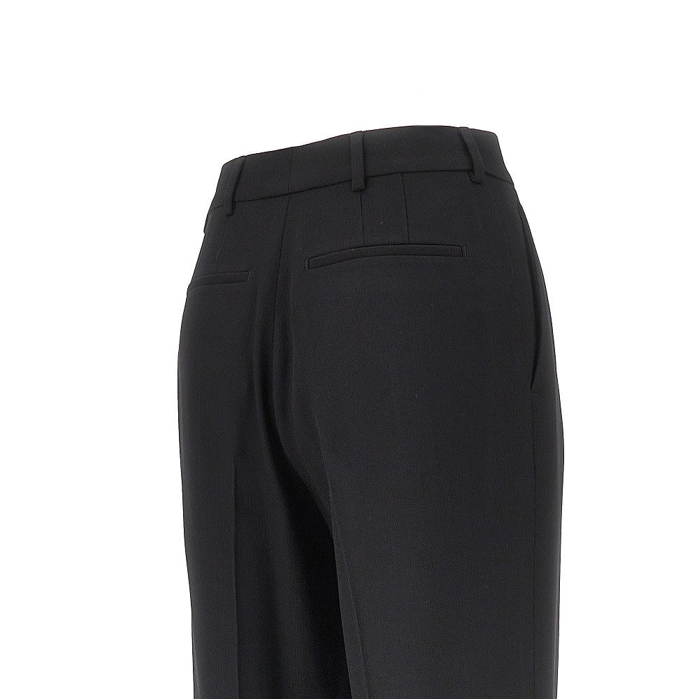Saint Laurent Wool-blend crepe pants