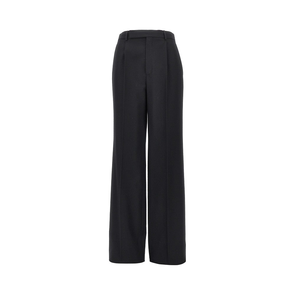 Saint Laurent Grain de poudre wool pants