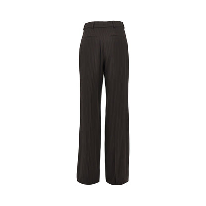 Saint Laurent Pinstriped crepe pants