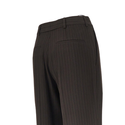 Saint Laurent Pinstriped crepe pants