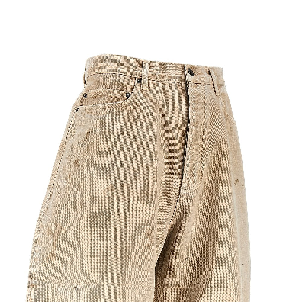 Balenciaga Stained effect denim pants