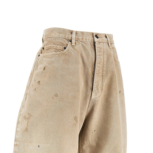 Balenciaga Stained effect denim pants