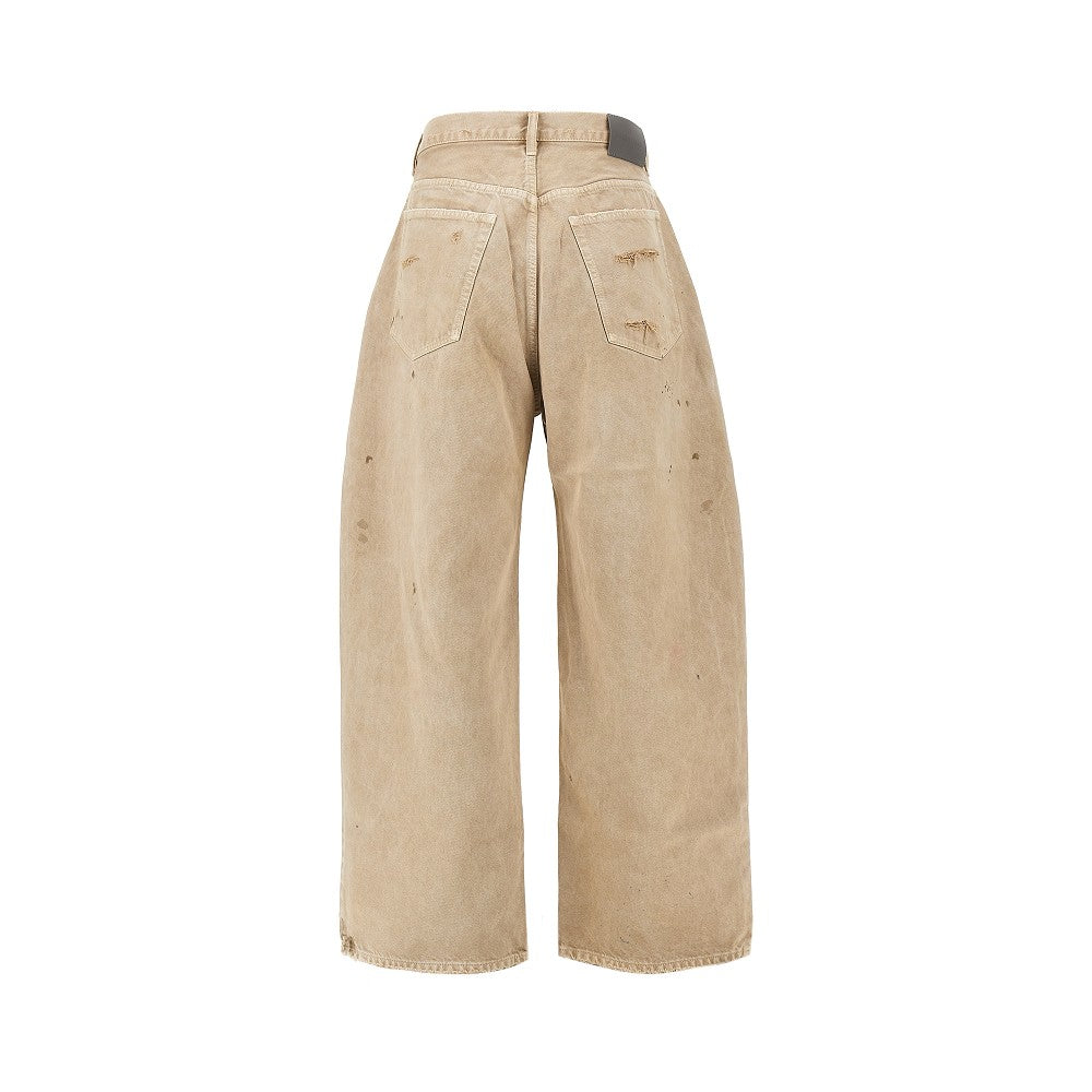 Balenciaga Stained effect denim pants