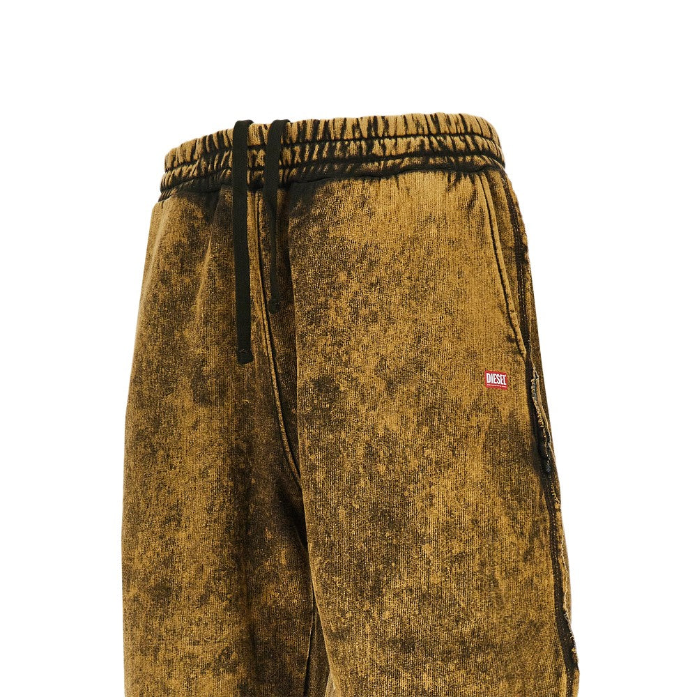 DIESEL Cotton-blend Relaxed Fit track pants