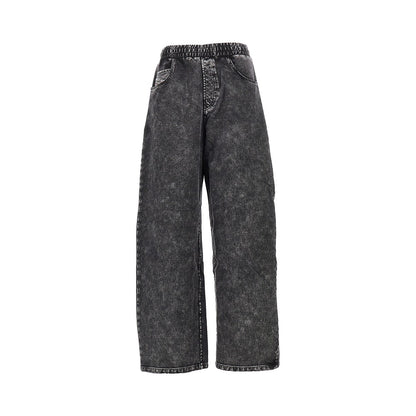 DIESEL Denim effect Relaxed Fit sweatpants