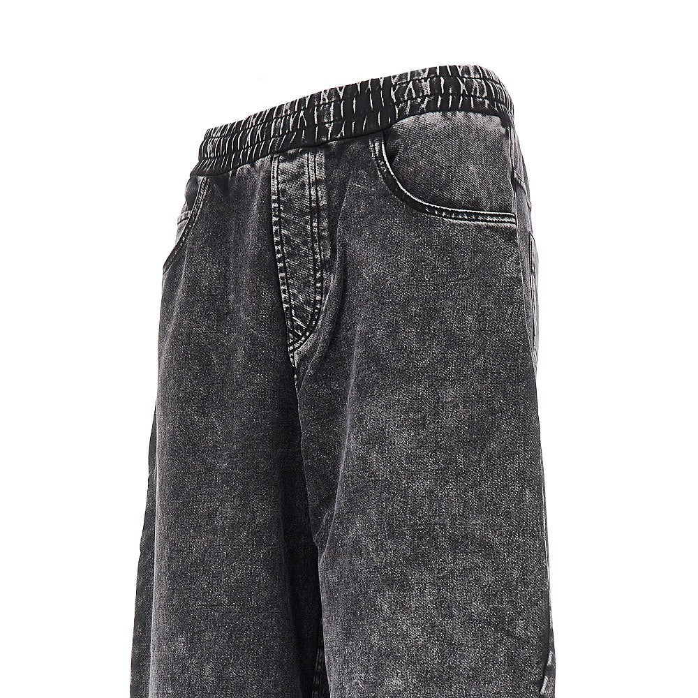 DIESEL Denim effect Relaxed Fit sweatpants