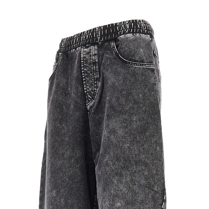 DIESEL Denim effect Relaxed Fit sweatpants