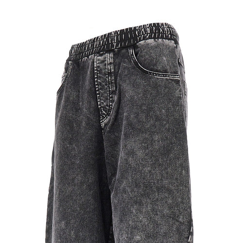 DIESEL Denim effect Relaxed Fit sweatpants