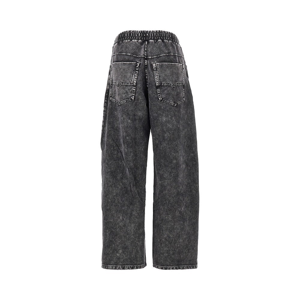 DIESEL Denim effect Relaxed Fit sweatpants