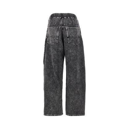 DIESEL Denim effect Relaxed Fit sweatpants