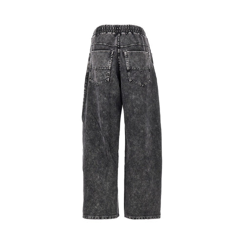 DIESEL Denim effect Relaxed Fit sweatpants