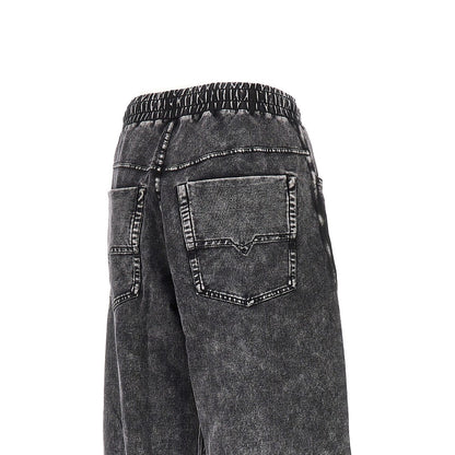 DIESEL Denim effect Relaxed Fit sweatpants