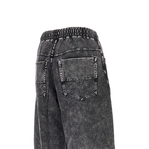 DIESEL Denim effect Relaxed Fit sweatpants