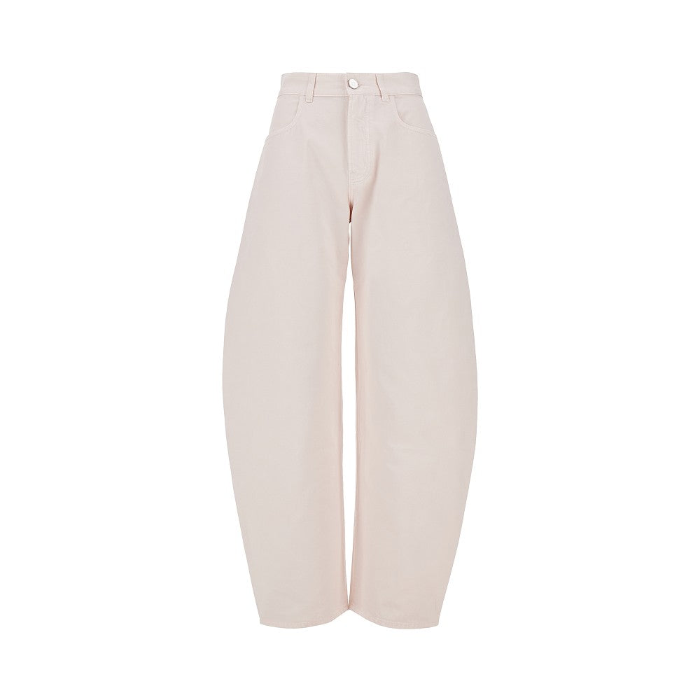 ALAIA Denim rounded pants