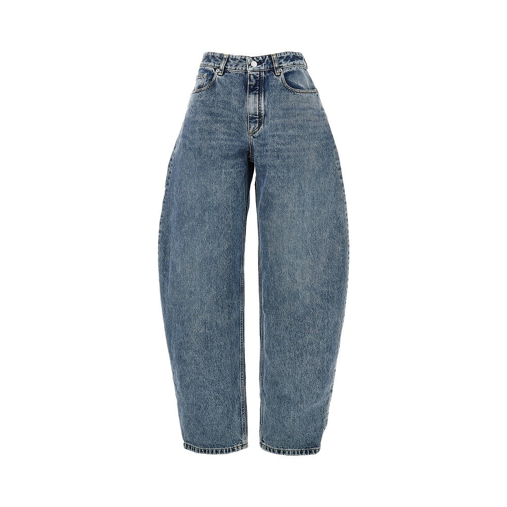 ALAIA Curved five-pocket jeans
