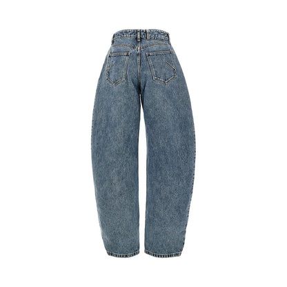 ALAIA Curved five-pocket jeans